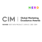London, England, United Kingdom agency Nerd Digital wins Winner - CIM Global Marketing Excellence Award 2023-2024 award